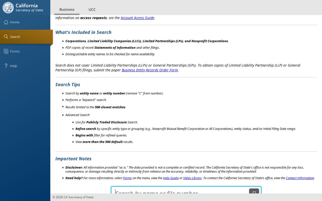 La Habra people search in California bizfile Online