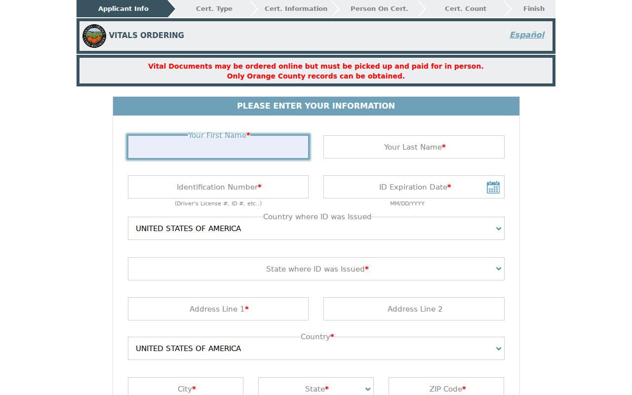 La Habra voter registration and vital record identity-system distinction